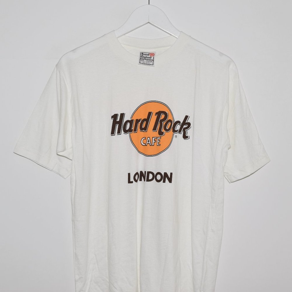 NOS Vintage 90s Rose of England Hard Rock Cafe Tee